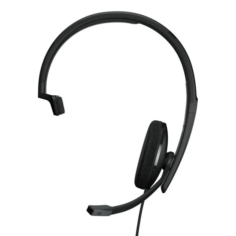 Auriculares Epos Adapt 130 USB II con cable USB-A Cancelación de Ruido para oficina y call center negros 1000913