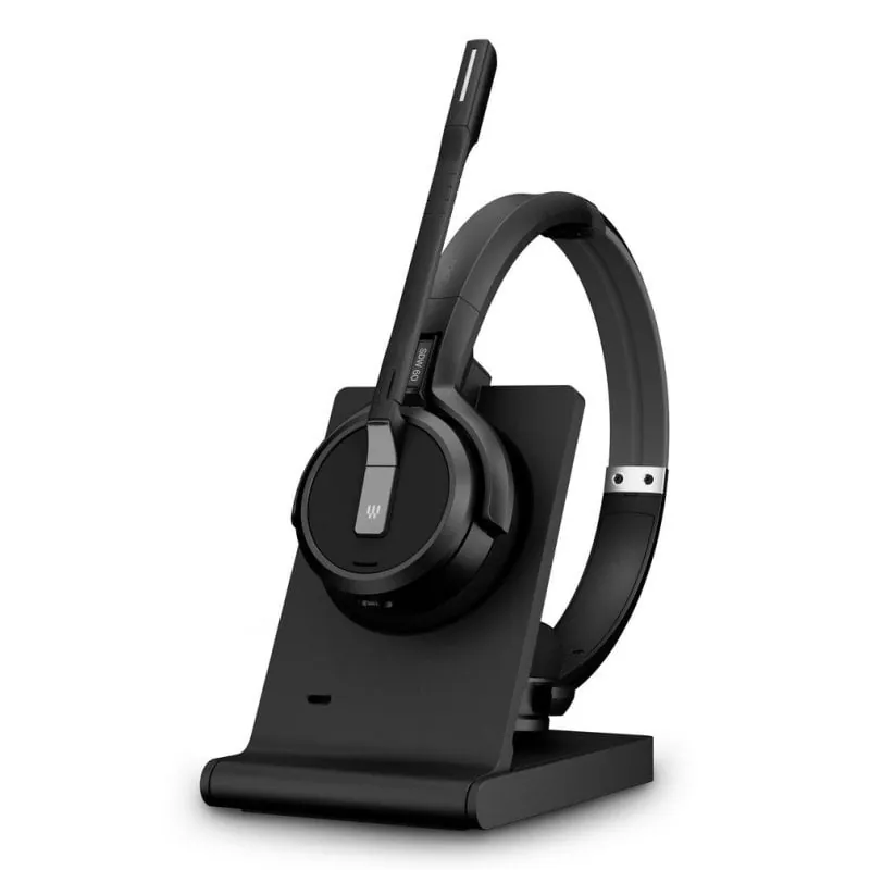 Auriculares EPOS IMPACT 5000 Go inalámbricos DECT para oficina con Cancelación de Ruido negros 1001436