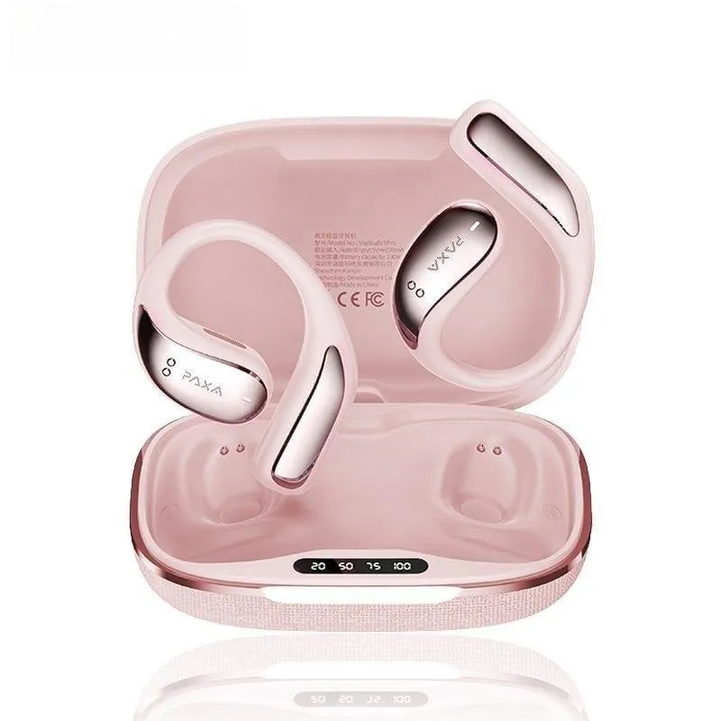 Auriculares Genérica Paxa-vogbuds 5 Pro inalámbricos Bluetooth 5.4 con IA y modo juego rosa 4499052957909