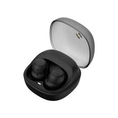 Auriculares Havit 6939119067991 inalámbricos True Wireless Stereo Bluetooth para llamadas y música con cancelación de ruido, negros 6939119067991
