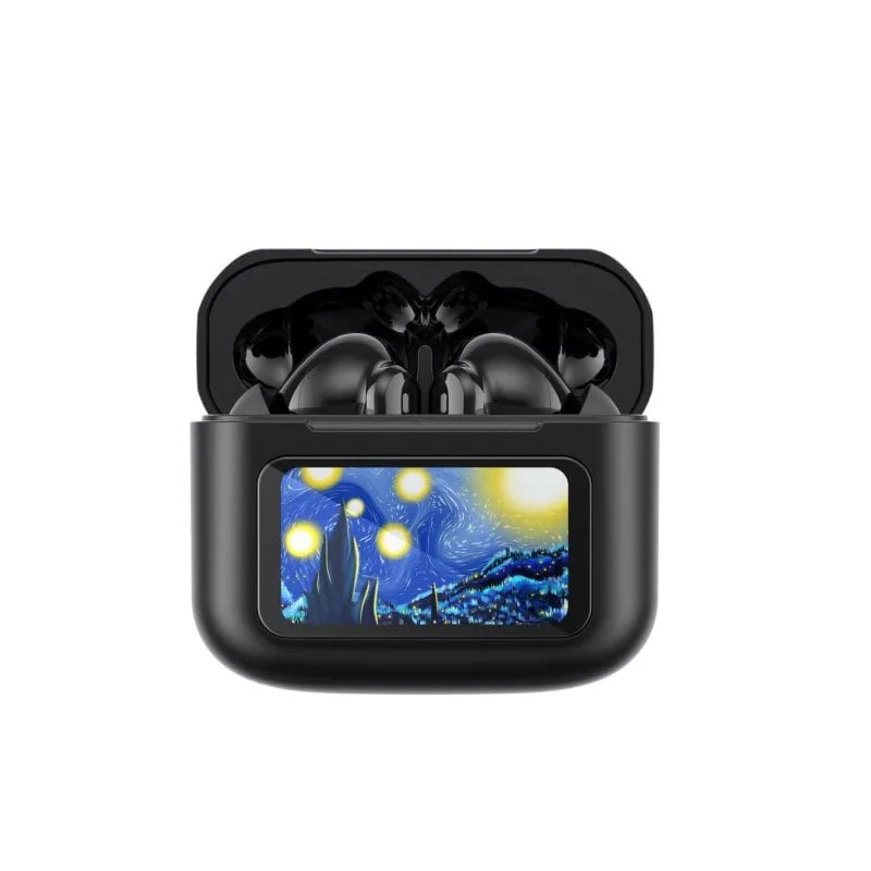 Auriculares Havit TW956 inalámbricos Bluetooth para llamadas y música, micrófono integrado, negros TW956 (BLACK)