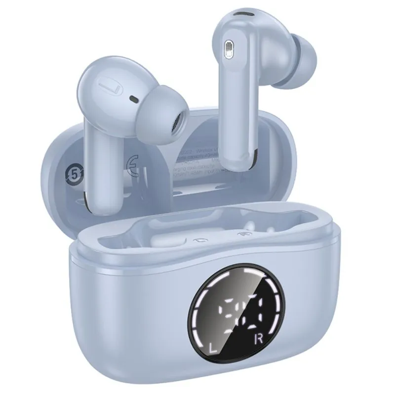 Auriculares Hoco EQ22 inalambricos Bluetooth in-ear con Cancelacion de Ruido azules REF47465