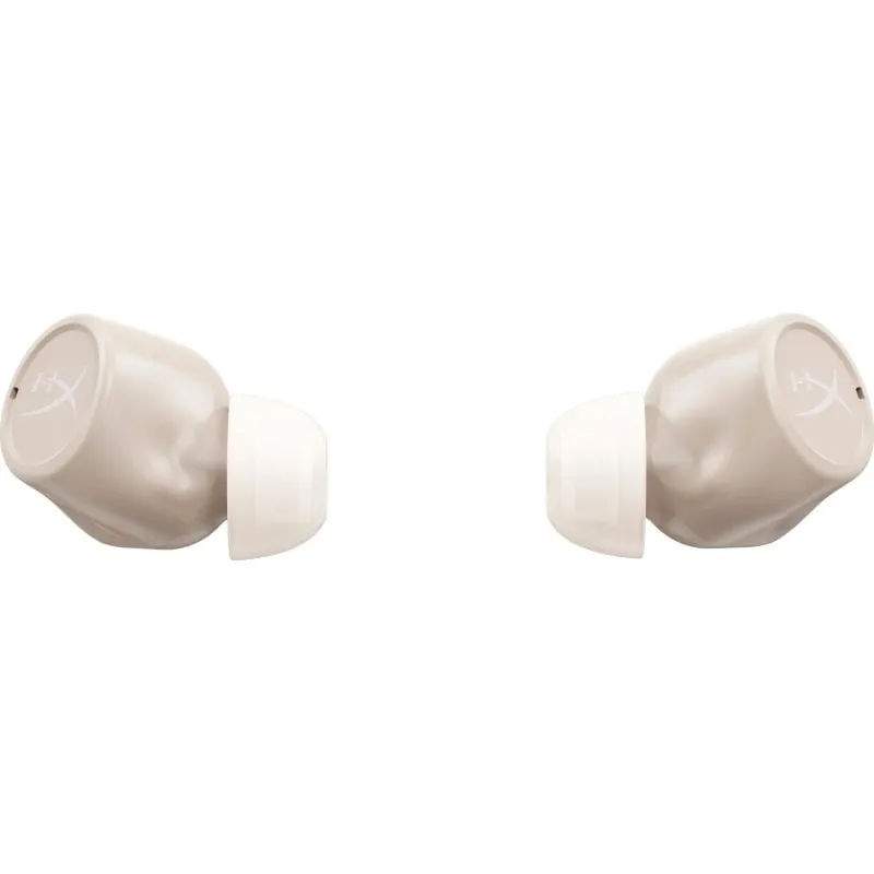 Auriculares HyperX Cirro Buds Pro inalámbricos Bluetooth con Cancelación de Ruido Activa híbrida, Micrófono y protección IPX4, color bronceado 727A7AA