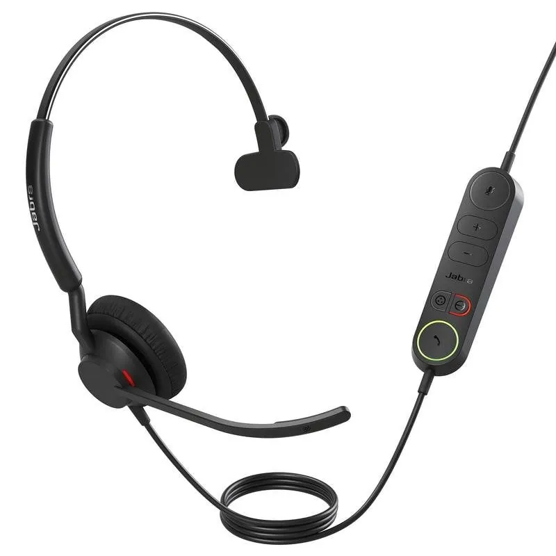 Auriculares Jabra Engage 40 con cable USB-A Bluetooth para oficina y call center negros 4093-419-279
