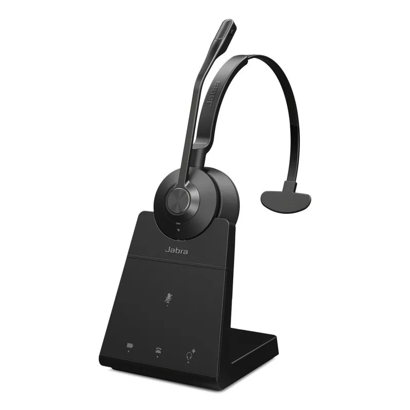 Auriculares Jabra Engage 45 SE inalámbricos DECT con micrófono Boom y protección auditiva negro 9653-523-117