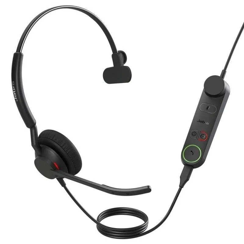 Auriculares Jabra Engage 50 II con cable USB-C Cancelación de Ruido para oficina y call center negros 5093-299-2269