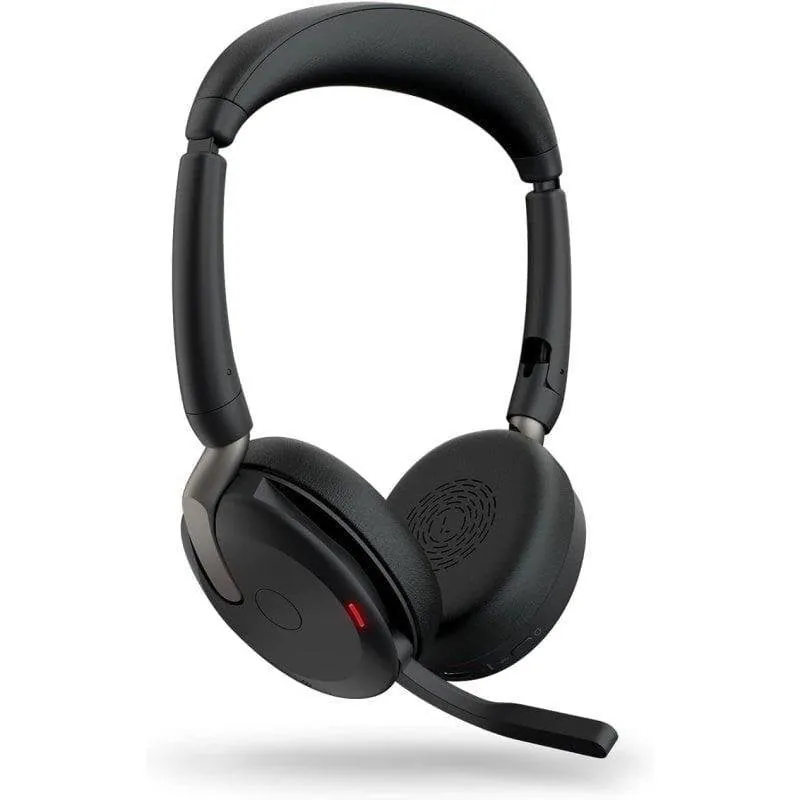 Auriculares Jabra Evolve2 65 Flex inalámbricos Bluetooth con Cancelación de Ruido y micrófono Boom negros 26699-989-889