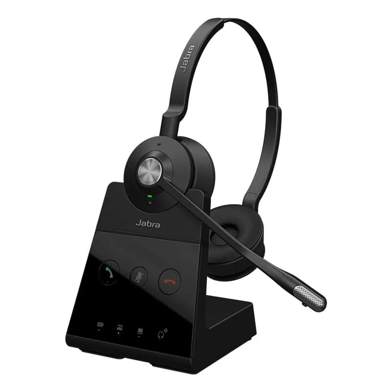 Auriculares Jabra inalámbricos DECT cancelación de ruido micrófono negro para oficina 9659-553-117