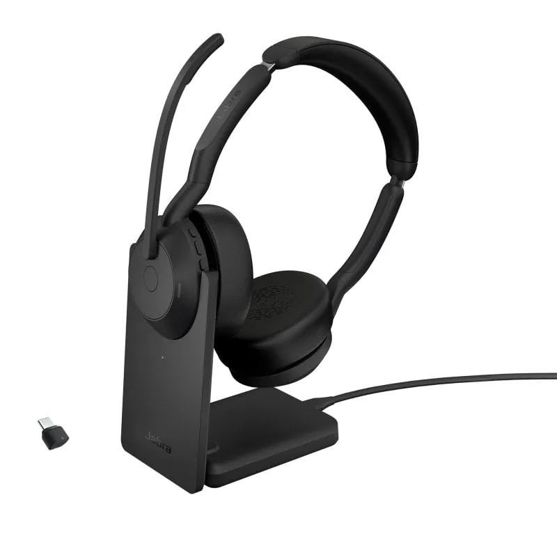 Auriculares Jabra inalámbricos Bluetooth y USB con Cancelación de Ruido ...