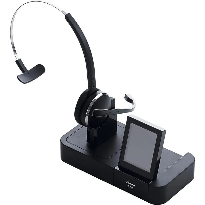 Auriculares Jabra Pro 9460 inalámbricos DECT Bluetooth para oficina con Cancelación de Ruido negros 9460-25-707-102