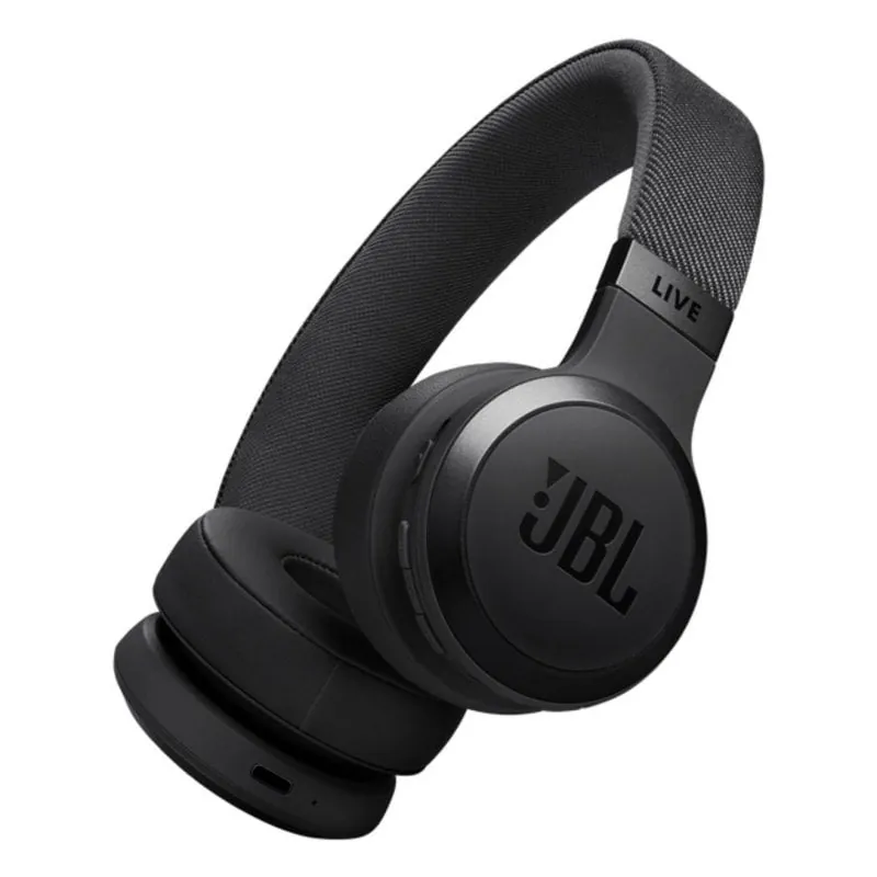 Auriculares JBL inalámbricos bluetooth con Cancelación de Ruido y micrófono negros JBLLIVE670NCBLK