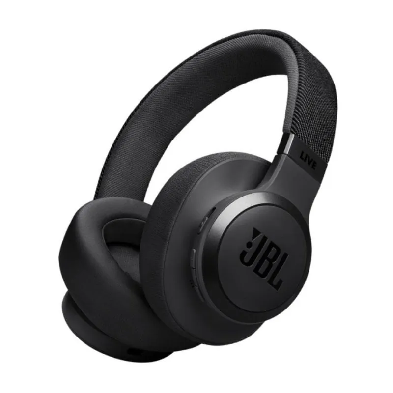 Auriculares JBL Live 770NC Inalámbricos Bluetooth con Cancelación de Ruido y 65h Autonomía Negro JBLLIVE770NCBLK