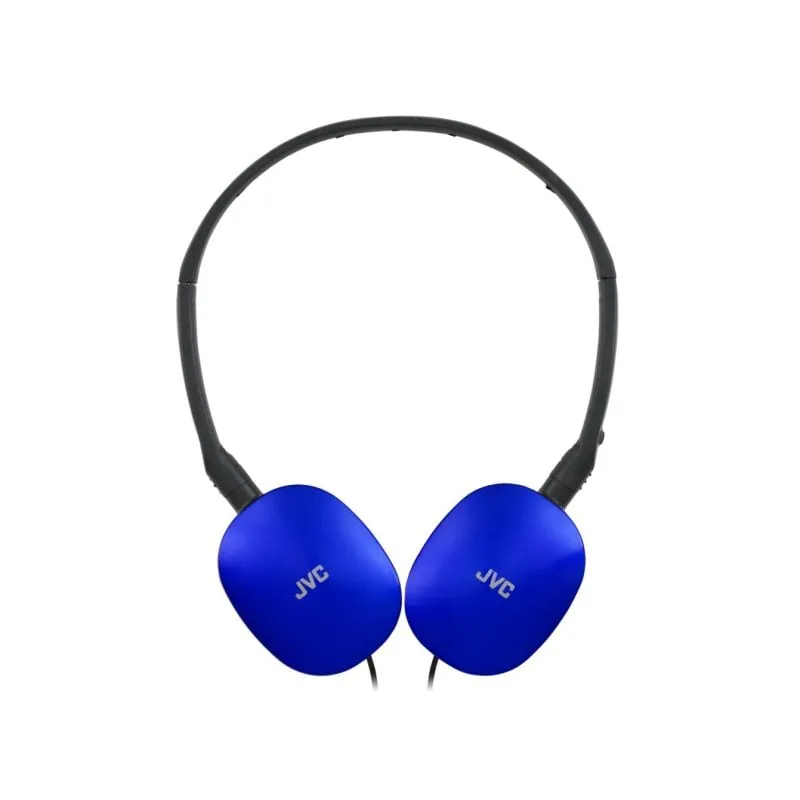 Auriculares JVC con cable con micrófono, diadema ajustable y sonido Hi-Fi Azul HA-S160M-AU