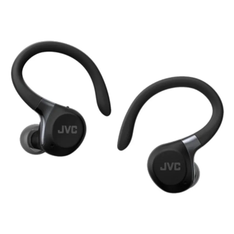 Auriculares JVC HA-EC75T-B-U inalámbricos Bluetooth deportivos, micrófono y protección IP57 negros HA-EC75T-B-U
