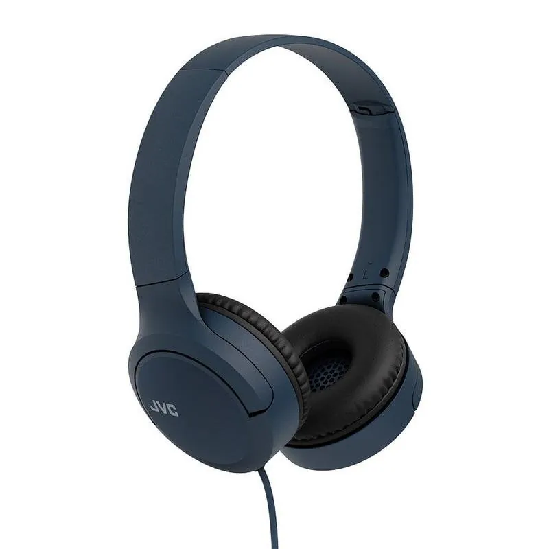 Auriculares JVC HA-S33UC con cable USB-C supraaurales cerrados para monitorización azul HA-S33UC-AU