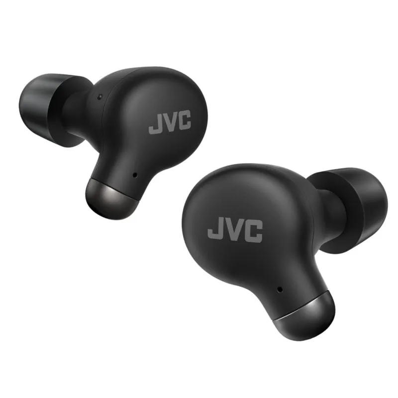 Auriculares JVC inalámbricos Bluetooth TWS con Cancelación de Ruido Micrófono y resistentes al agua negros HA-A25T-BN-E