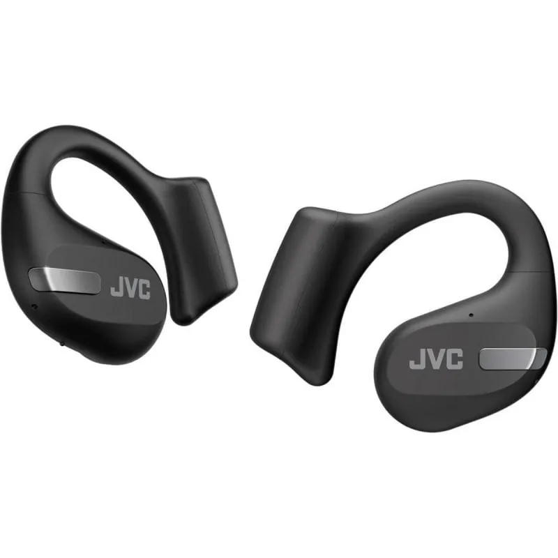 Auriculares JVC inalámbricos Bluetooth TWS con micrófono, open-ear y resistentes al agua IPX4 HA-NP50T-B-U