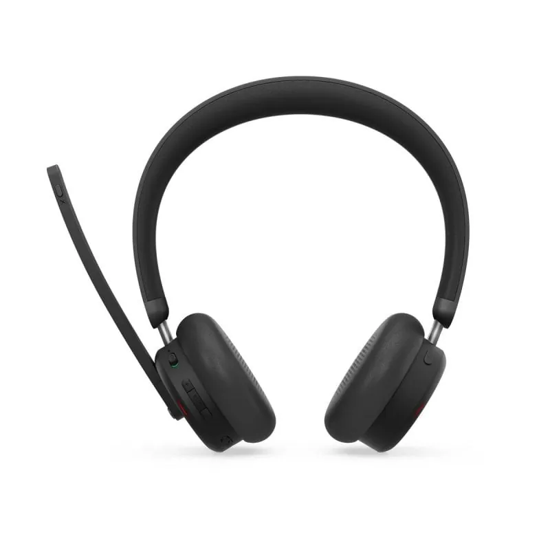 Auriculares Lenovo 6550 inalámbricos Bluetooth con Cancelación de Ruido para oficina y llamadas negros 4XD1S19777