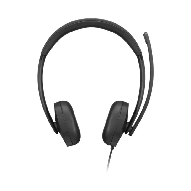 Auriculares Lenovo VoIP Headset 5000 con cable USB-C para oficina con Cancelación de Ruido negros 4XD1R88995