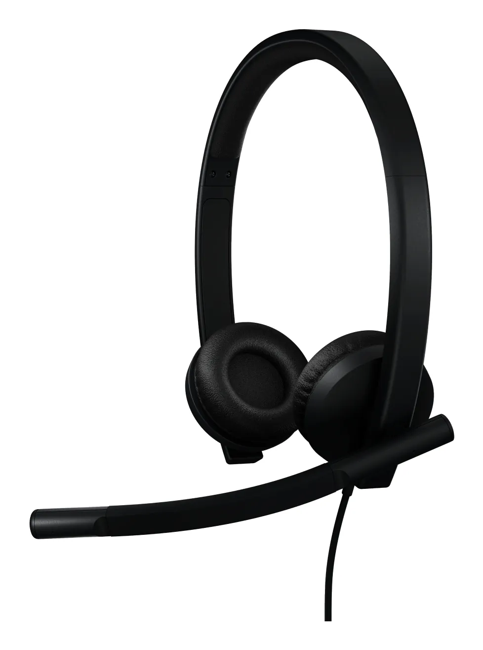 Auriculares Logitech con cable USB, cancelación de ruido, micrófono y controles en cable, negro 981-001430