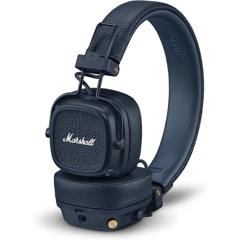Auriculares Marshall inalámbricos Bluetooth 5.3 Azul con Micrófono y batería 100 h 1008144