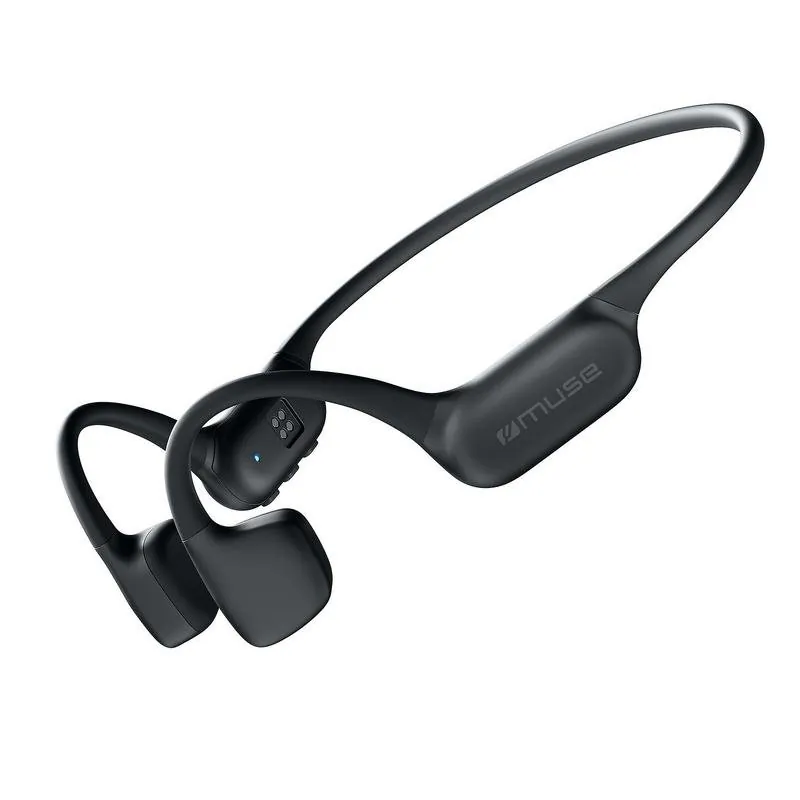 Auriculares Muse M-238 BC inalámbricos Bluetooth para deporte con protección IPX8 y reproductor MP3 negros M-238 BC