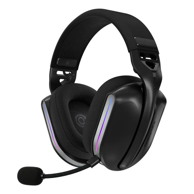 Auriculares ONiVERSE Polaris inalámbricos gaming Multiconectividad Bluetooth y USB-C con micrófono desmontable negros ONIHSBT1-MLT-BLK