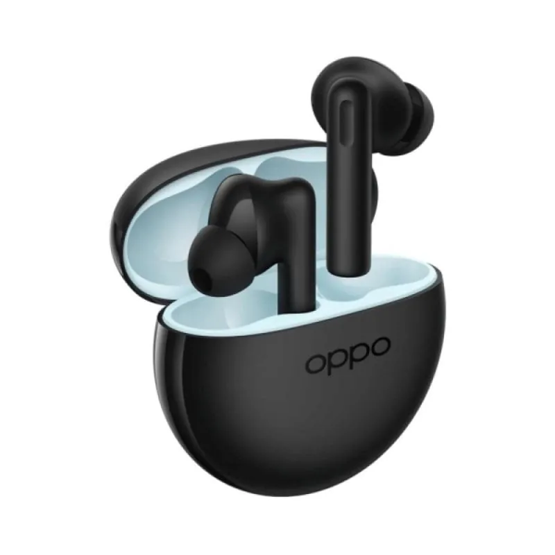 Auriculares Oppo inalámbricos Bluetooth 5.2 con cancelación de ruido y micrófono negros 6672884