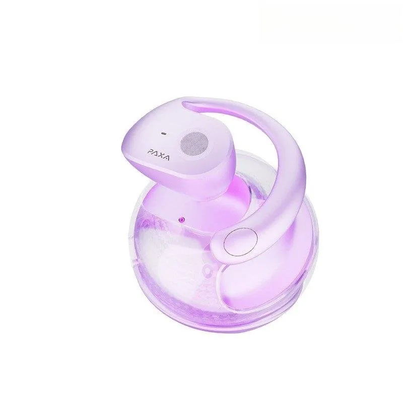 Auriculares Paxa inalámbricos Bluetooth 5.4 Circumaurales abiertos con micrófono morado 4499052958401