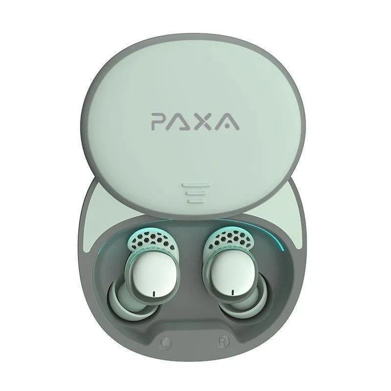 Auriculares Paxa LX-410PRO inalámbricos Bluetooth 5.4 con Cancelación de Ruido para dormir Verde 0348221666866