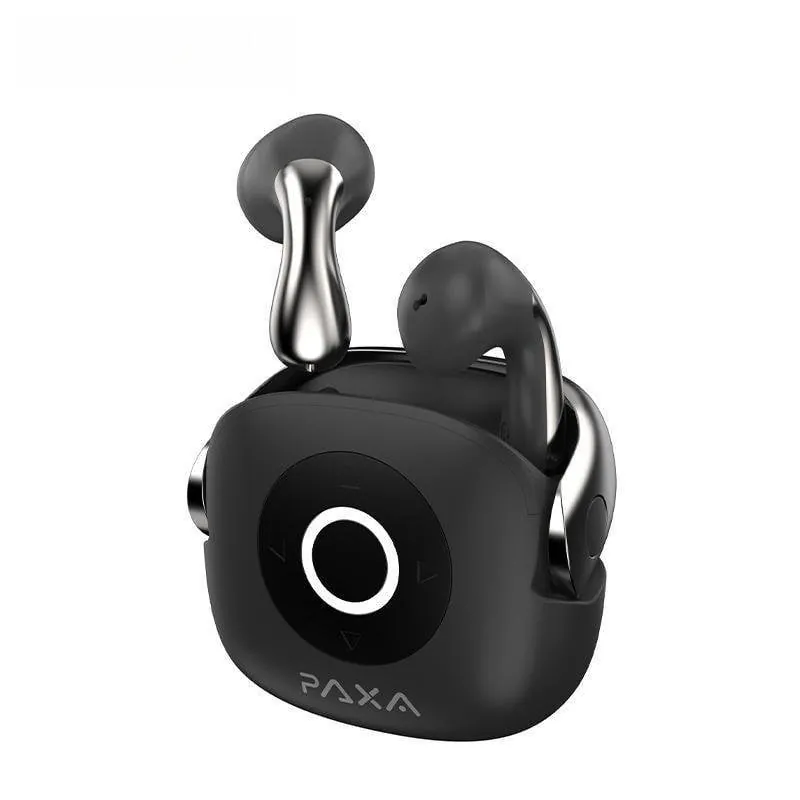 Auriculares Paxa SU6 inalámbricos Bluetooth con control remoto 2 en 1, micrófono y negro 3223354414669