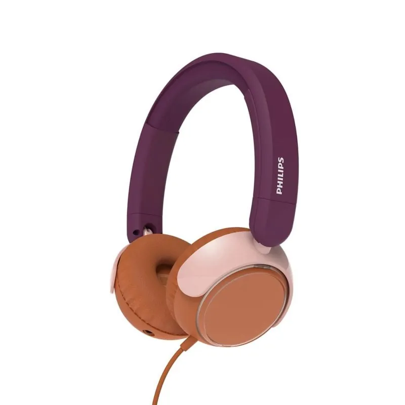 Auriculares Philips con cable USB Type-C, micrófono y colores naranja/púrpura/rosa TAK2000MP/00