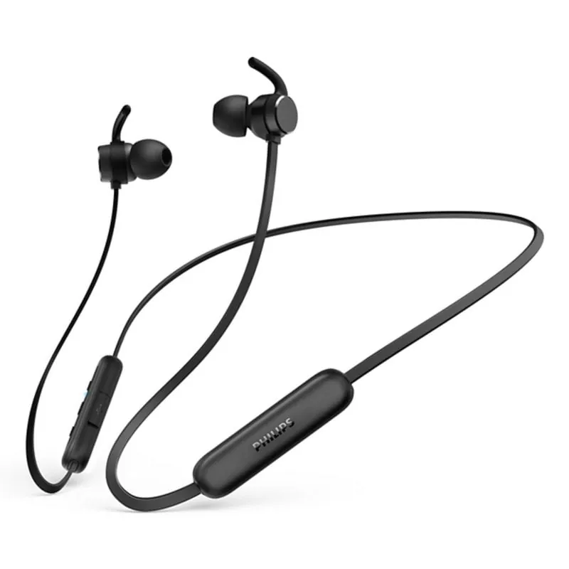 Auriculares Philips inalámbricos Bluetooth 5.3 con micrófono, resistencia IPX5 y negros TAE1209BK/00