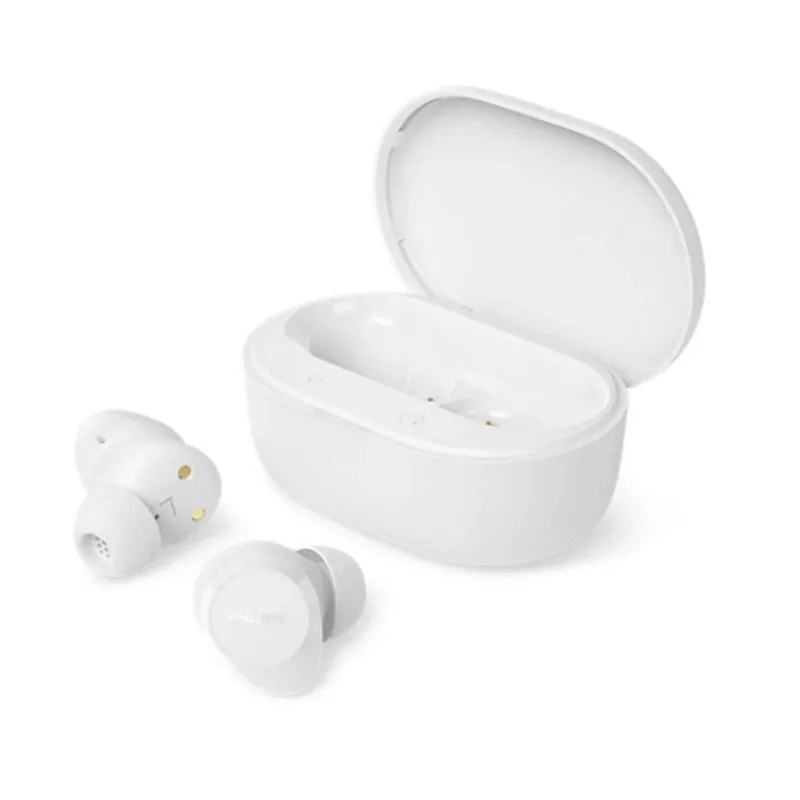Auriculares Philips TAT1300WT inalámbricos Bluetooth True Wireless para llamadas y música blancos TAT1300WT/00