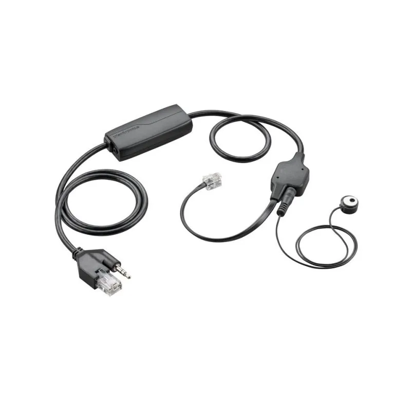 Auriculares Poly APV-63 con cable para telefonía, diseño ergonómico negro 85R01AA