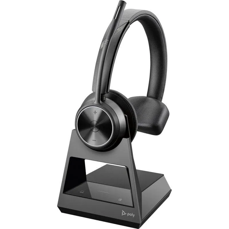 Auriculares Poly Savi 7310 inalámbricos DECT monoaurales con micrófono y batería negra 8Y9B6AA
