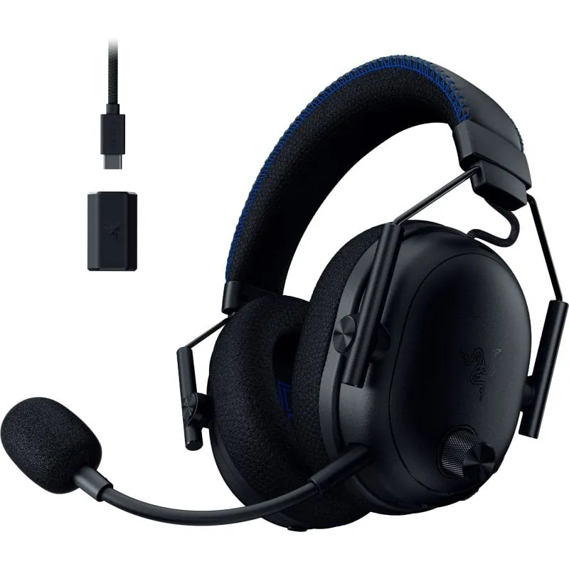 Auriculares Razer BlackShark V3 Pro for PlayStation inalámbricos con Cancelación de Ruido Negros RZ04-05400500-R3G1