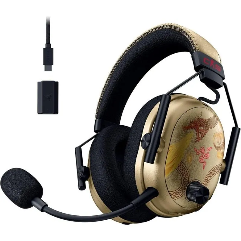 Auriculares Razer BlackShark V3 Pro inalámbricos gaming Cancelación de Ruido Counter Strike 2 Dragon Lore RZ04-05400800-R3M1