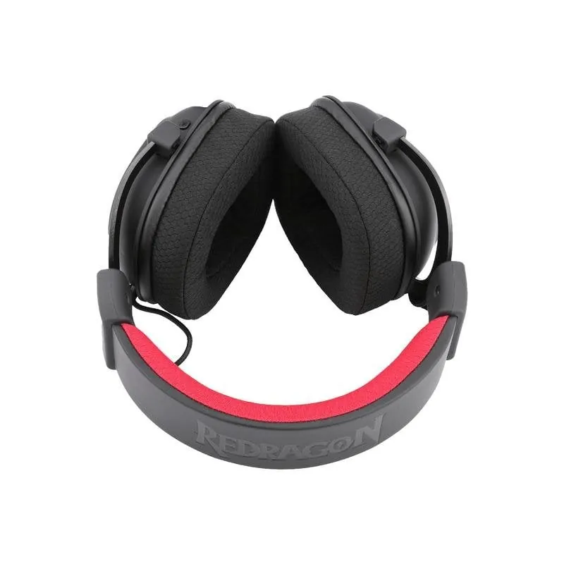 Auriculares Redragon H510 Zeus Pro inalámbricos Bluetooth y 2,4 GHz para gaming con micrófono RGB negros H510-PRO