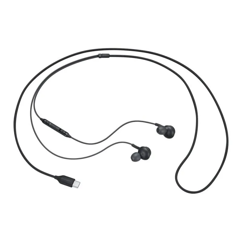 Auriculares Samsung EO-IC100B con cable USB-C para llamadas y música negros EO-IC100BBEGWW