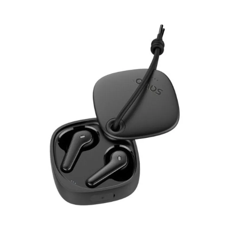 Auriculares Savio inalámbricos bluetooth 5.3 autonomía 8h con carga rápida negros A0054523