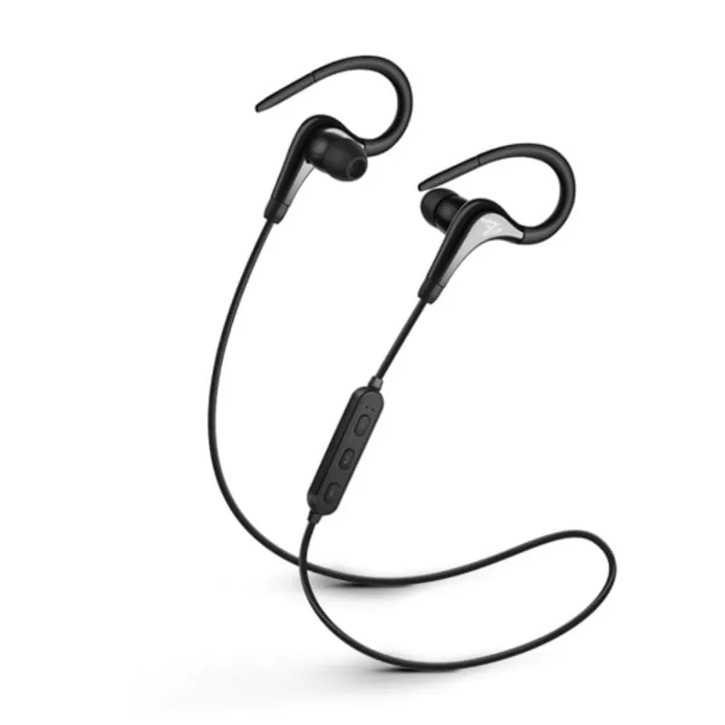 Auriculares Savio WE-03 inalámbricos Bluetooth para deporte con micrófono y control integrado negros WE-03