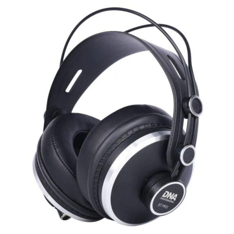 Auriculares Sedna Dna St Pro con cable Mini XLR para estudio y música, diseño circumaural cerrado, color plateado y negro 5907780141297