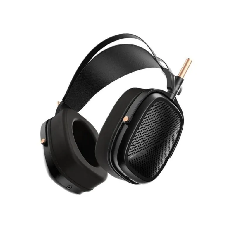 Auriculares Shanling con cable, color negro, sonido planar magnético HW600