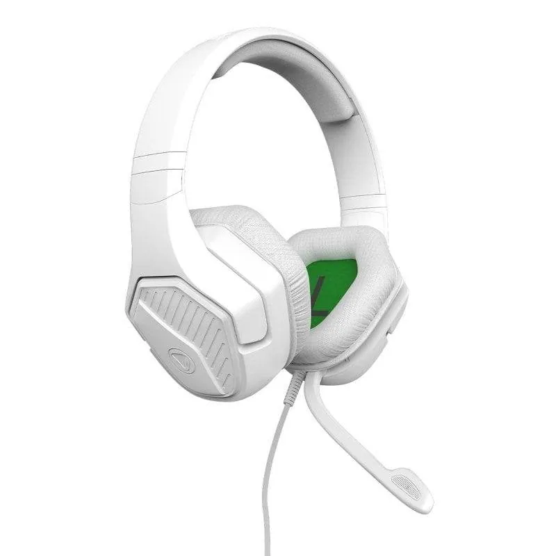Auriculares Snakebyte Headset Base X con cable jack 3,5 mm para gaming Xbox blancos 4039621922305