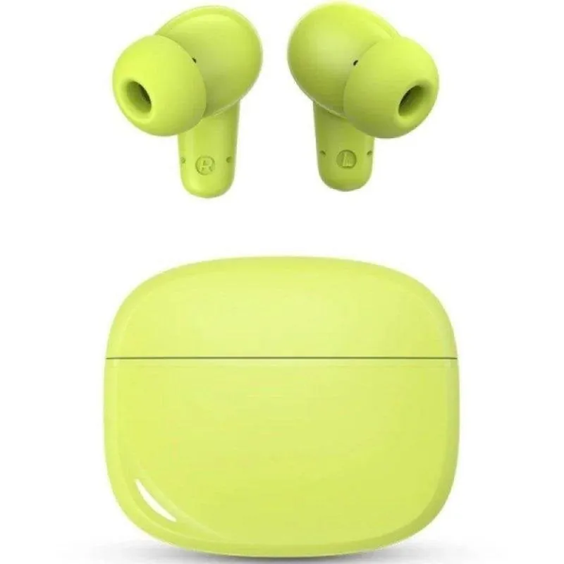 Auriculares SPC Boost Buds inalámbricos Bluetooth 5.4 con Cancelación de Ruido ENC, micrófono y resistencia IPX4, color Magnetic Lime 8436609914141