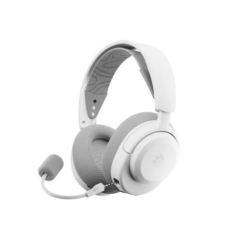 Auriculares SteelSeries Arctis Nova 3P inalámbricos con micrófono extraíble y cancelación de ruido blancos 61687