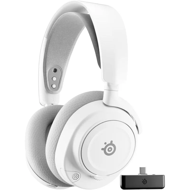 Auriculares Steelseries Arctis Nova 7X Gen 2 Bluetooth y Wireless para Xbox/PC/Nintendo Switch blanco 61759