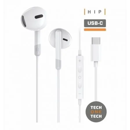 Auriculares TECH ONE TECH con cable USB-C y micrófono estéreo multifunción TEC1301