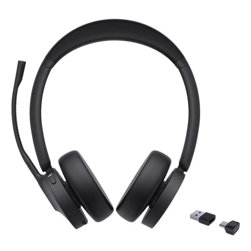 Auriculares Yealink BH70 Dual inalámbricos Bluetooth para oficina con cancelación de ruido negros BH70 DUAL TEAMS USB-C/A